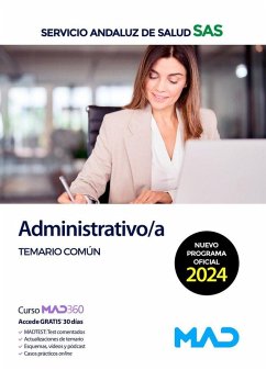 Administrativo/a. Temario Común. Servicio Andaluz de Salud (SAS)