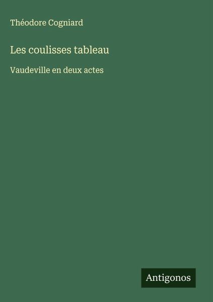 Les coulisses tableau Les coulisses tableau