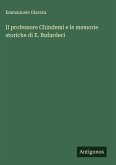 Il professore Chindemi e le memorie storiche di E. Bufardeci