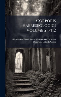 Cover Corporis haereseologici Volume 2, pt.2
