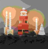 Geschenkboxen-Set Weihnachtsmann, FSC RECYCLED