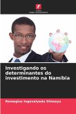 Investigando os determinantes do investimento na Namíbia Investigando os determinantes do investimento na Namíbia