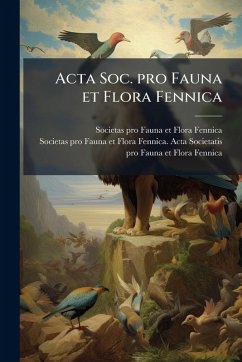 Cover Acta Soc. pro Fauna et Flora Fennica
