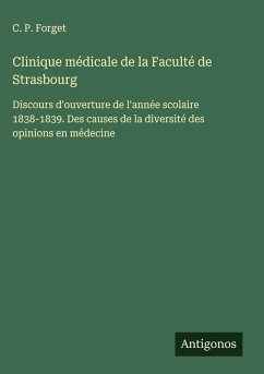 Cover Clinique médicale de la Faculté de Strasbourg