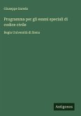 Programma per gli esami speciali di codice civile