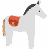 Holz-Pferd, Weiß, FSC 100% Holz-Pferd, Weiß, FSC 100%