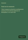 Essai sur la cataracte Essai sur la cataracte