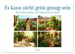 Cover Es kann nicht grün genug sein (Wandkalender 2026 DIN A3 quer), CALVENDO Monatskalender