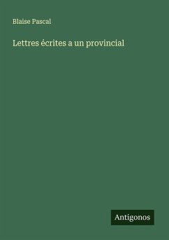 Cover Lettres écrites a un provincial
