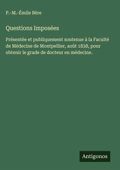 Cover Questions Imposées