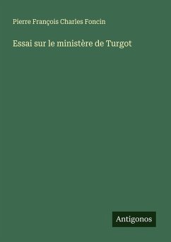 Cover Essai sur le ministère de Turgot