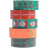 Tape Set Weihnachtsmarkt, Neon FSC MIX, 5 Stk.