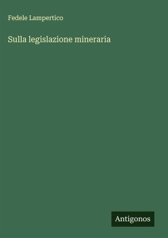 Cover Sulla legislazione mineraria
