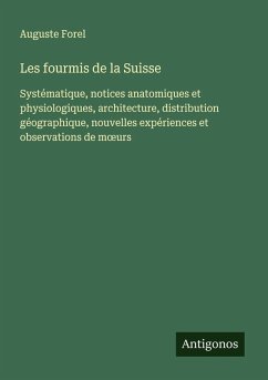 Cover Les fourmis de la Suisse