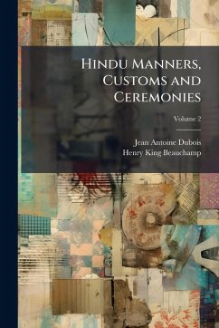 Cover Hindu Manners, Customs and Ceremonies