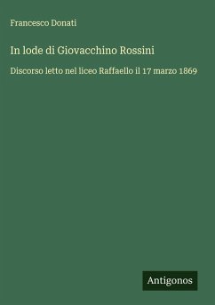 Cover In lode di Giovacchino Rossini