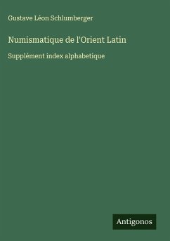 Cover Numismatique de l'Orient Latin