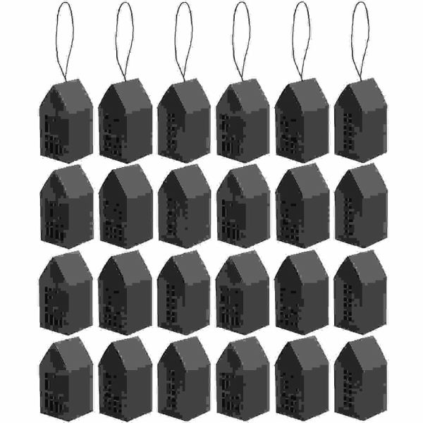 Adventskalender Papphäuser,24 Stk., 9x4,5x4,5cm, FSC MIX