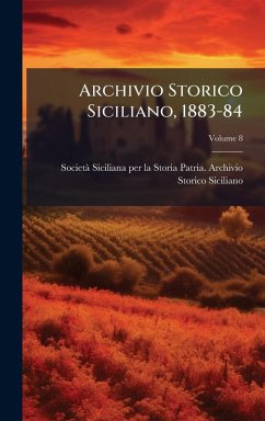 Archivio Storico Siciliano, 1883-84