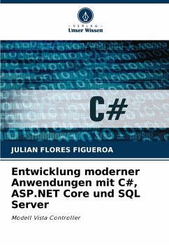 Cover Entwicklung moderner Anwendungen mit C#, ASP.NET Core und SQL Server
