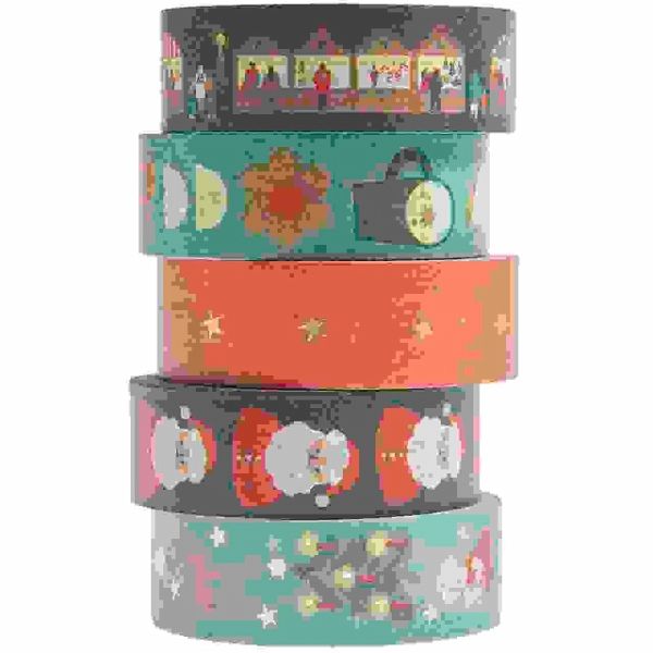 Tape Set Weihnachtsmarkt, Classic FSC MIX, 5 Stk. Tape Set Weihnachtsmarkt, Classic FSC MIX, 5 Stk.