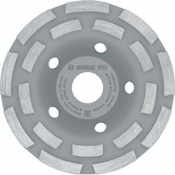 Bosch PRO Beton Topfscheibe,50x 125,22,23m Bosch PRO Beton Topfscheibe,50x 125,22,23m