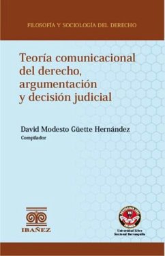 Cover Teoría comunicacional del derecho, argumentación y decisión judicial (eBook, PDF)