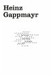 Cahier 001: Heinz Gappmayr - Bild 1