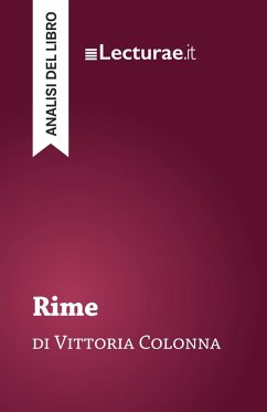 Rime - Vittoria Colonna (analisi del libro) - Tommaso Rossi