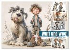 Wuff und weg! (Wandkalender 2026 DIN A3 quer), CALVENDO Monatskalender
