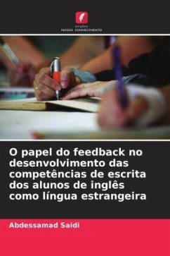 Cover O papel do feedback no desenvolvimento das competências de escrita dos alunos de inglês como língua estrangeira