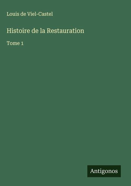 Histoire de la Restauration