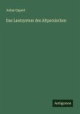 Das Lautsystem des Altpersischen