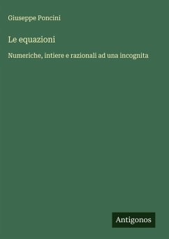 Cover Le equazioni