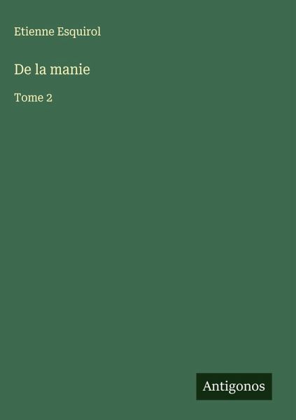 De la manie De la manie