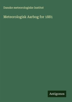 Cover Meteorologisk Aarbog for 1881