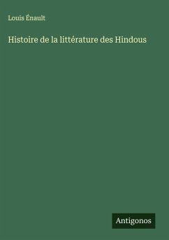 Cover Histoire de la littérature des Hindous