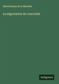 Cover La négociation du concordat