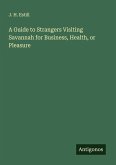 A Guide to Strangers Visiting Savannah for Business, Health, or Pleasure