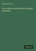 De la religion naturelle et de la religion chrétienne