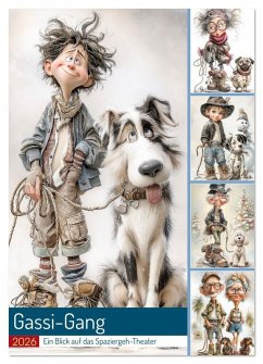 Cover Gassi-Gang (Wandkalender 2026 DIN A3 hoch), CALVENDO Monatskalender