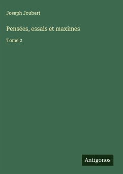 Cover Pensées, essais et maximes