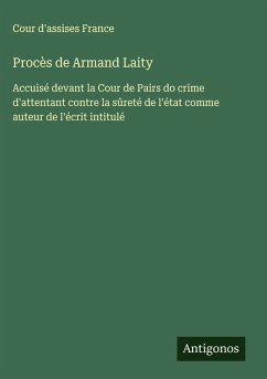 Procès de Armand Laity - Cour d'assises France