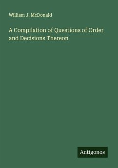 Cover A Compilation of Questions of Order and Decisions Thereon