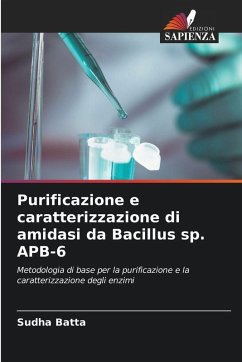 Cover Purificazione e caratterizzazione di amidasi da Bacillus sp. APB-6