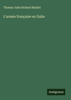 Cover L'armée française en Italie