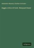 Saggio critico di Carlo Marquard Sauer