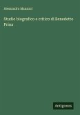 Studio biografico e critico di Benedetto Prina