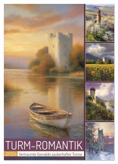 Cover Turm-Romantik (Wandkalender 2026 DIN A2 hoch), CALVENDO Monatskalender