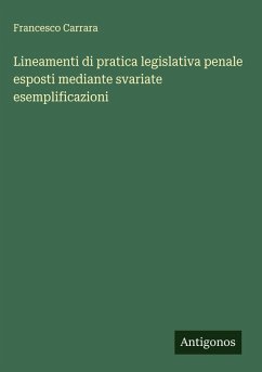 Cover Lineamenti di pratica legislativa penale esposti mediante svariate esemplificazioni